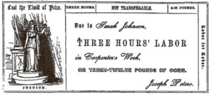 A “loja do tempo” de josiah warren, fundada em 1827, foi uma das experiências pioneiras na utilização de “notas de trabalho”. 