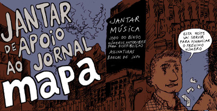 Jantar de apoio ao Jornal Mapa