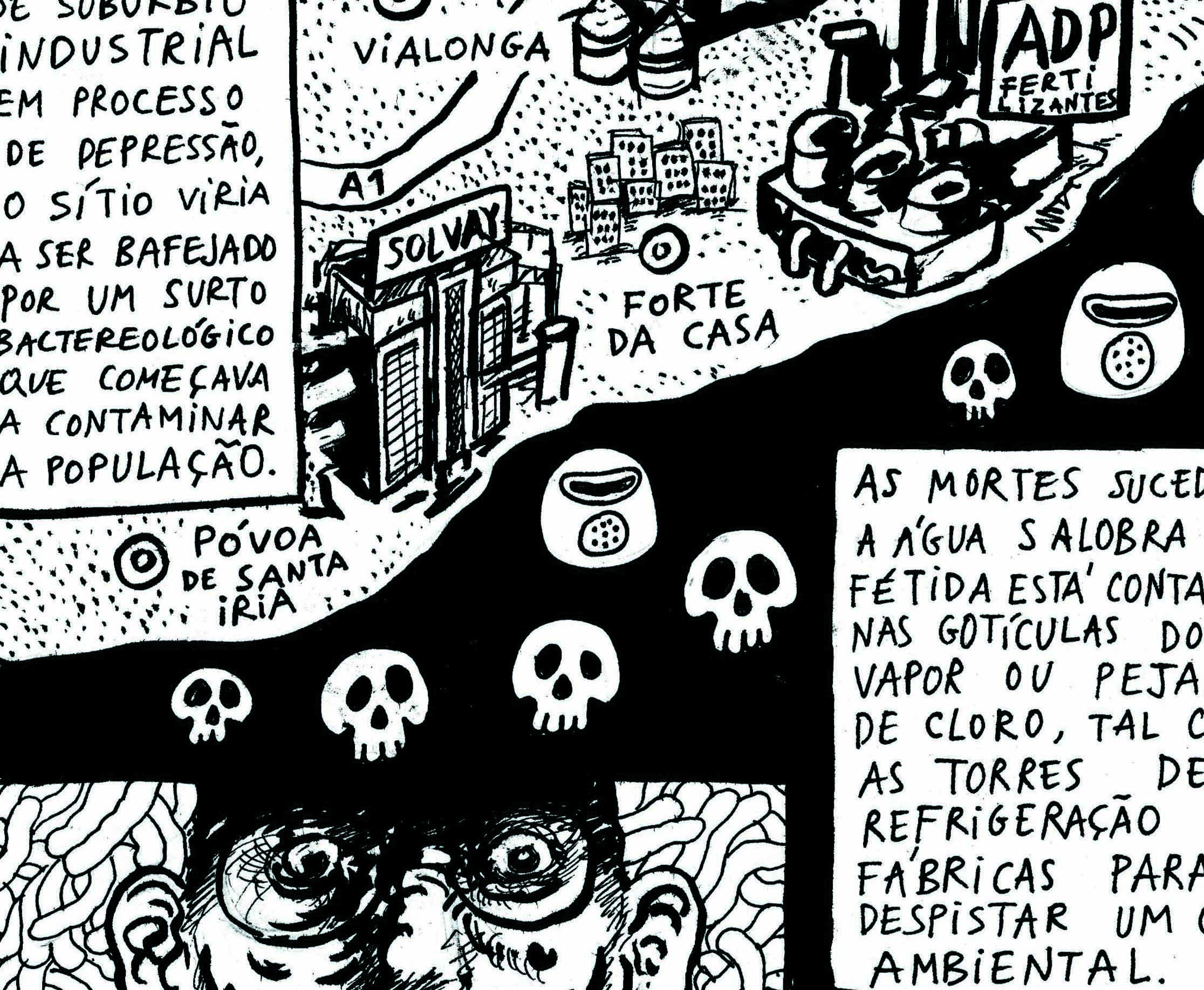 Morte na Póvoa de Sta Iria (Mapa Borrado #8)