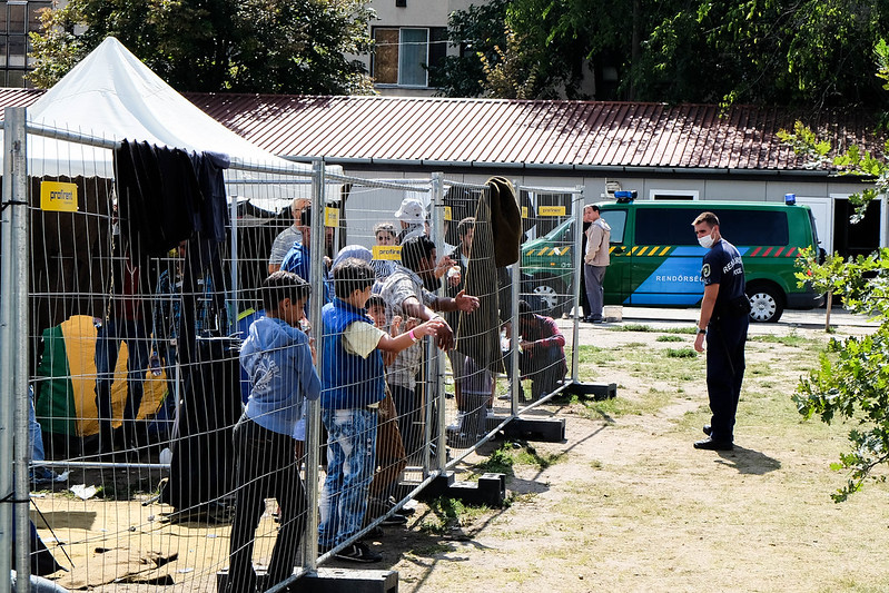 Campo de refugiados de Szeged (Sul da Hungria)