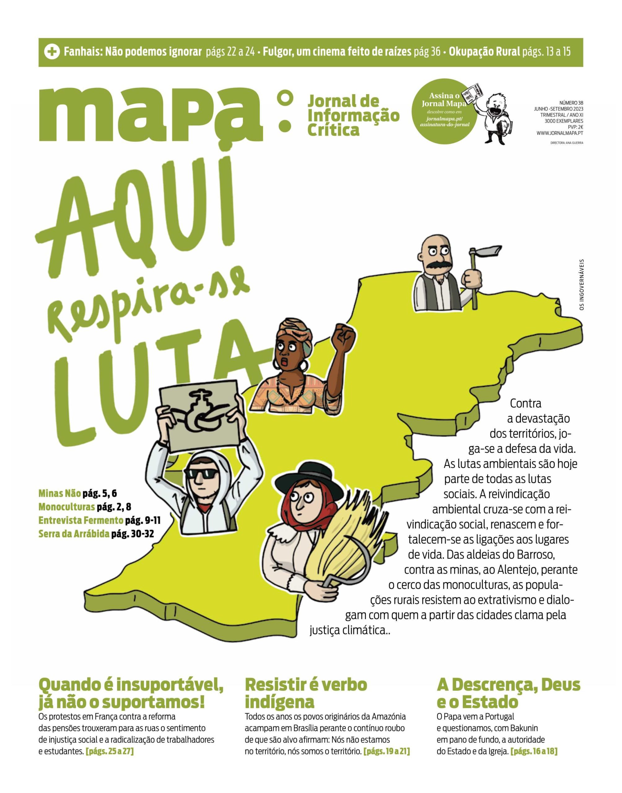 Está aí a nova edição do Jornal Mapa [nº38 | Junho/Setembro 2023]