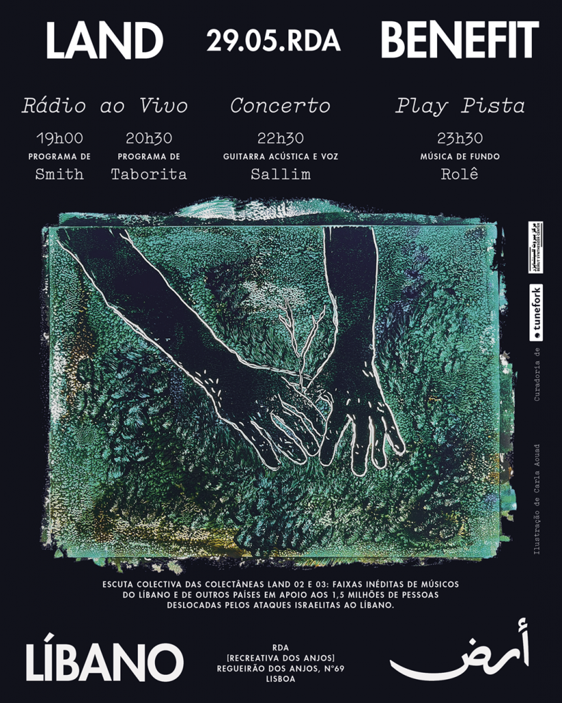 Solidariedade com deslocados libaneses